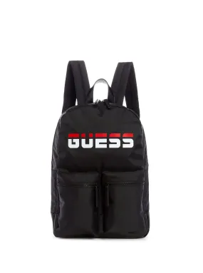 Black Logo Duo Backpack
