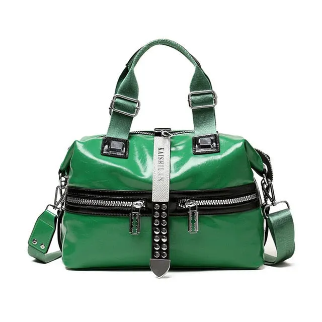 Boston Leather Bag