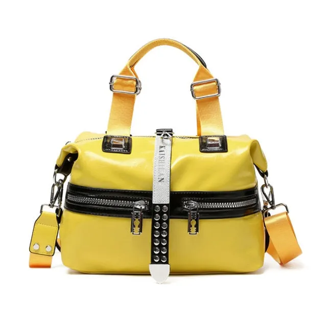 Boston Leather Bag