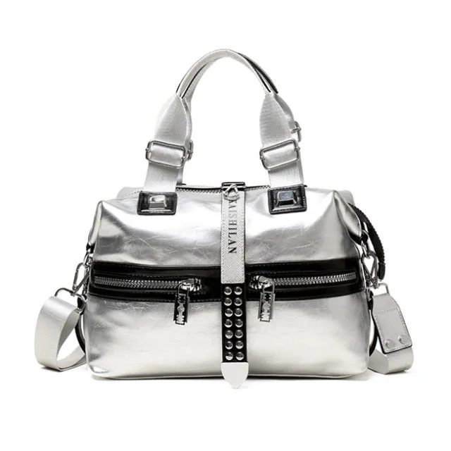 Boston Leather Bag