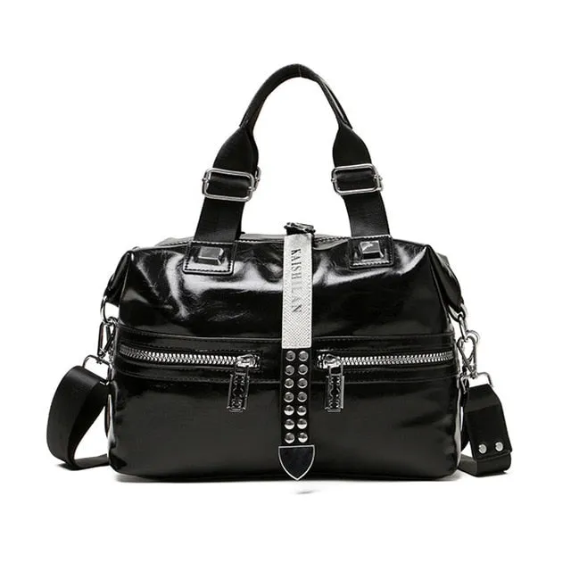 Boston Leather Bag