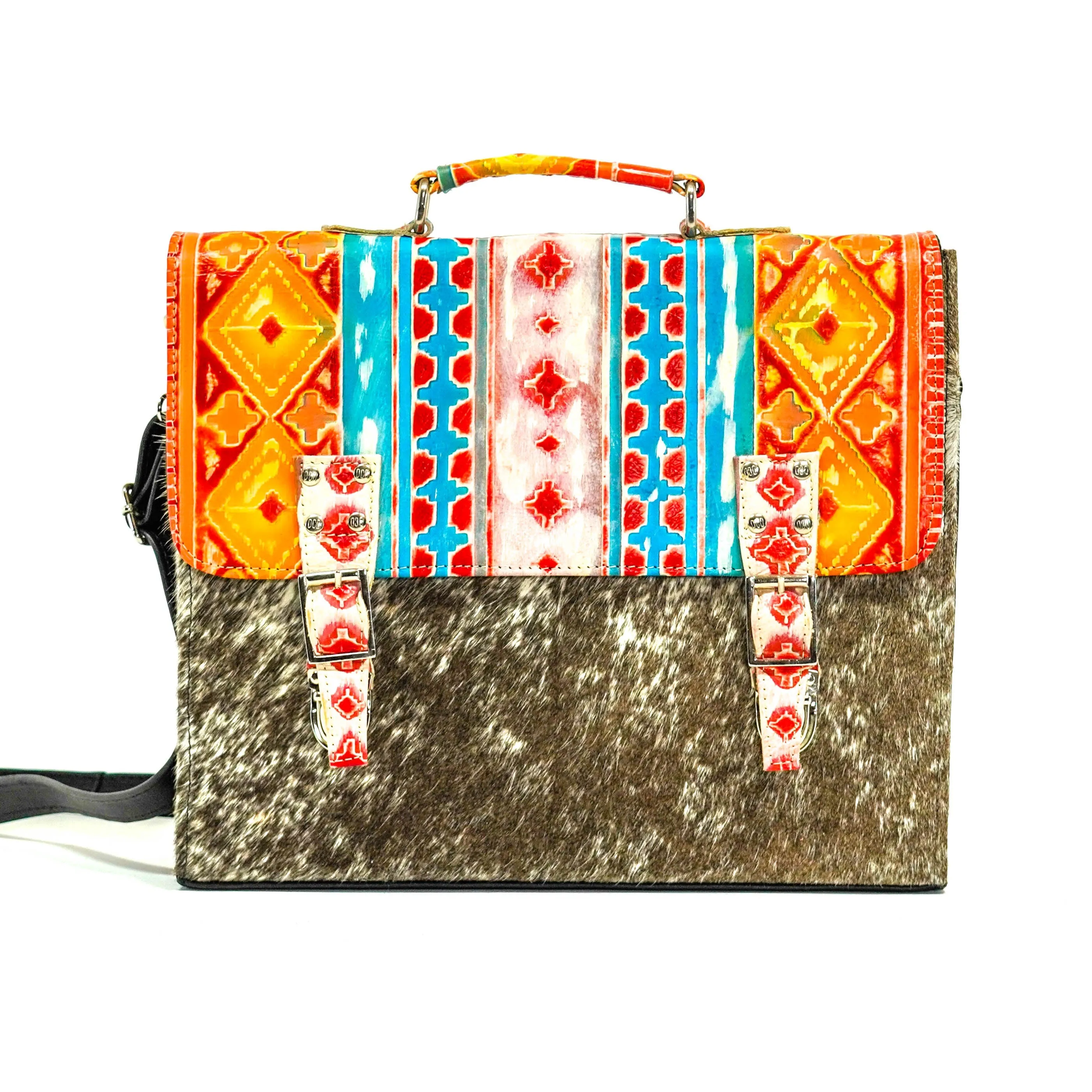 Briefcase - Brindle w/ Great Plains Navajo