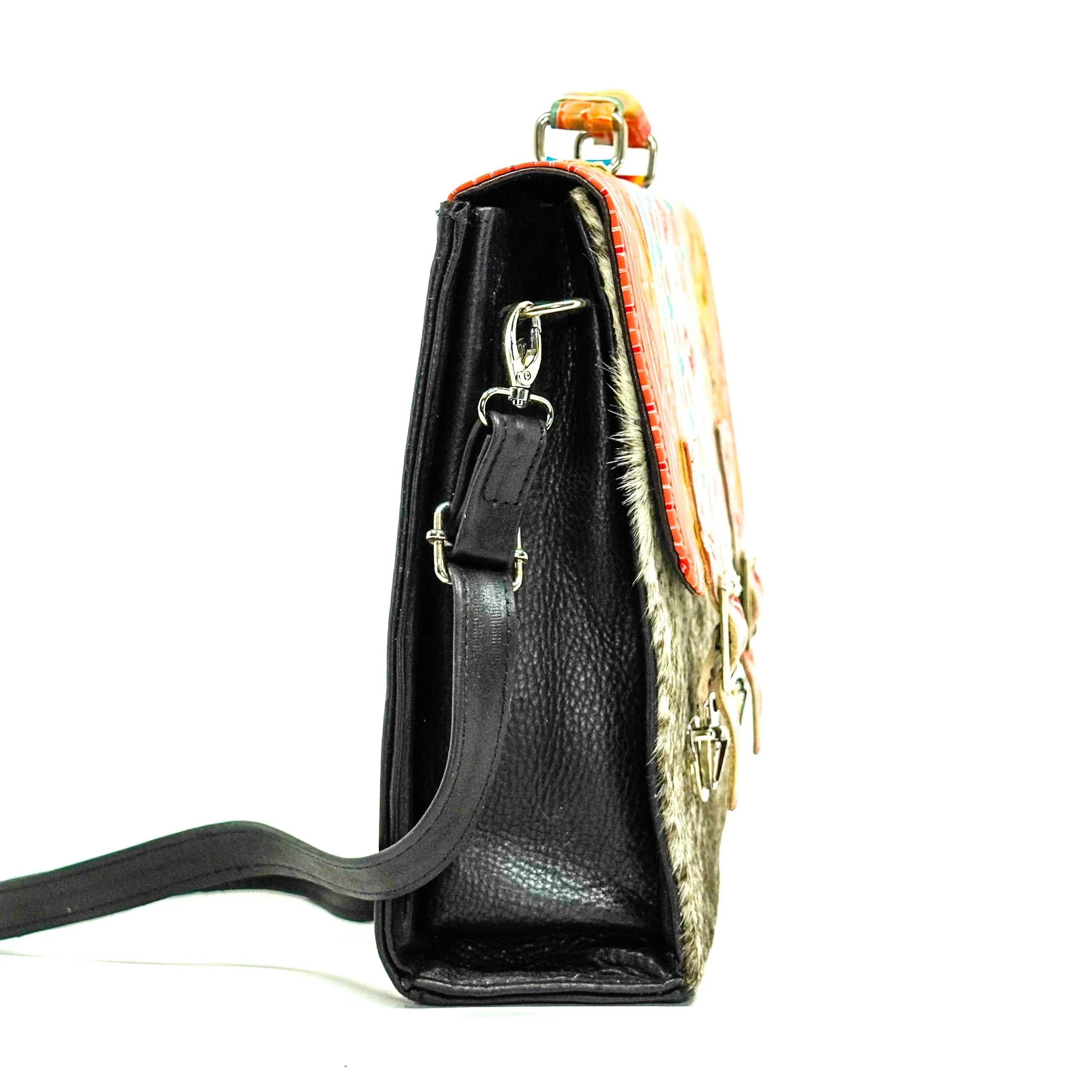 Briefcase - Brindle w/ Great Plains Navajo