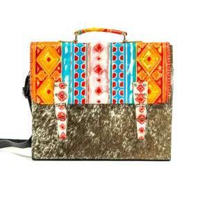 Briefcase - Brindle w/ Great Plains Navajo