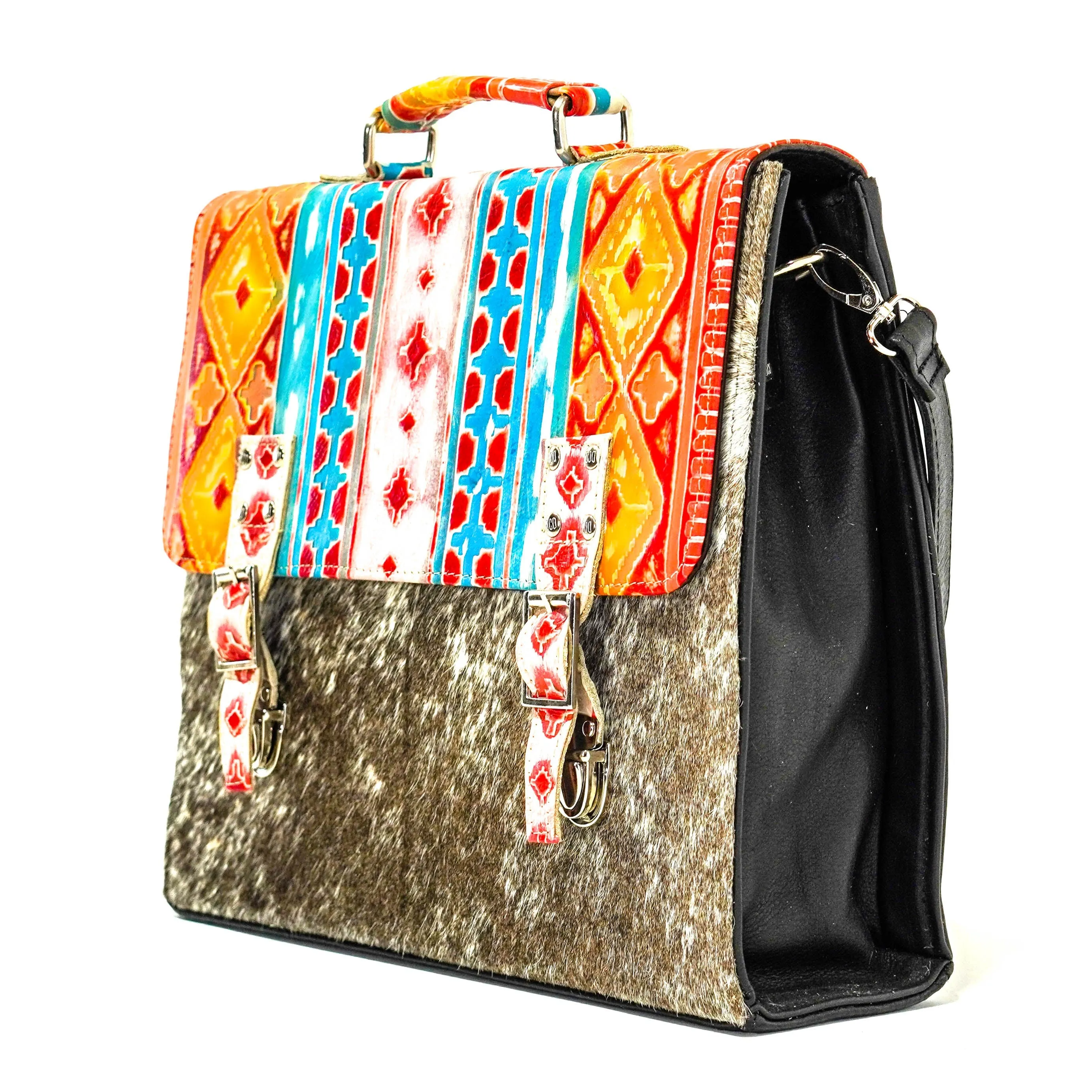 Briefcase - Brindle w/ Great Plains Navajo