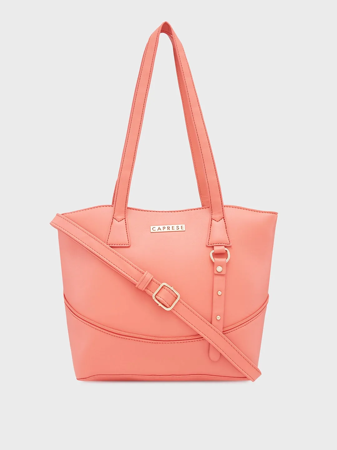 Caprese Nancy Tote Large Coral