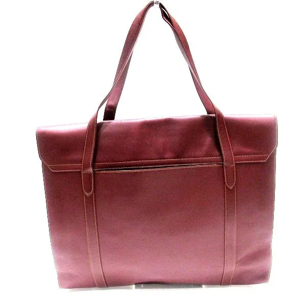 Cartier Must Line Bordeaux Leather Briefcase