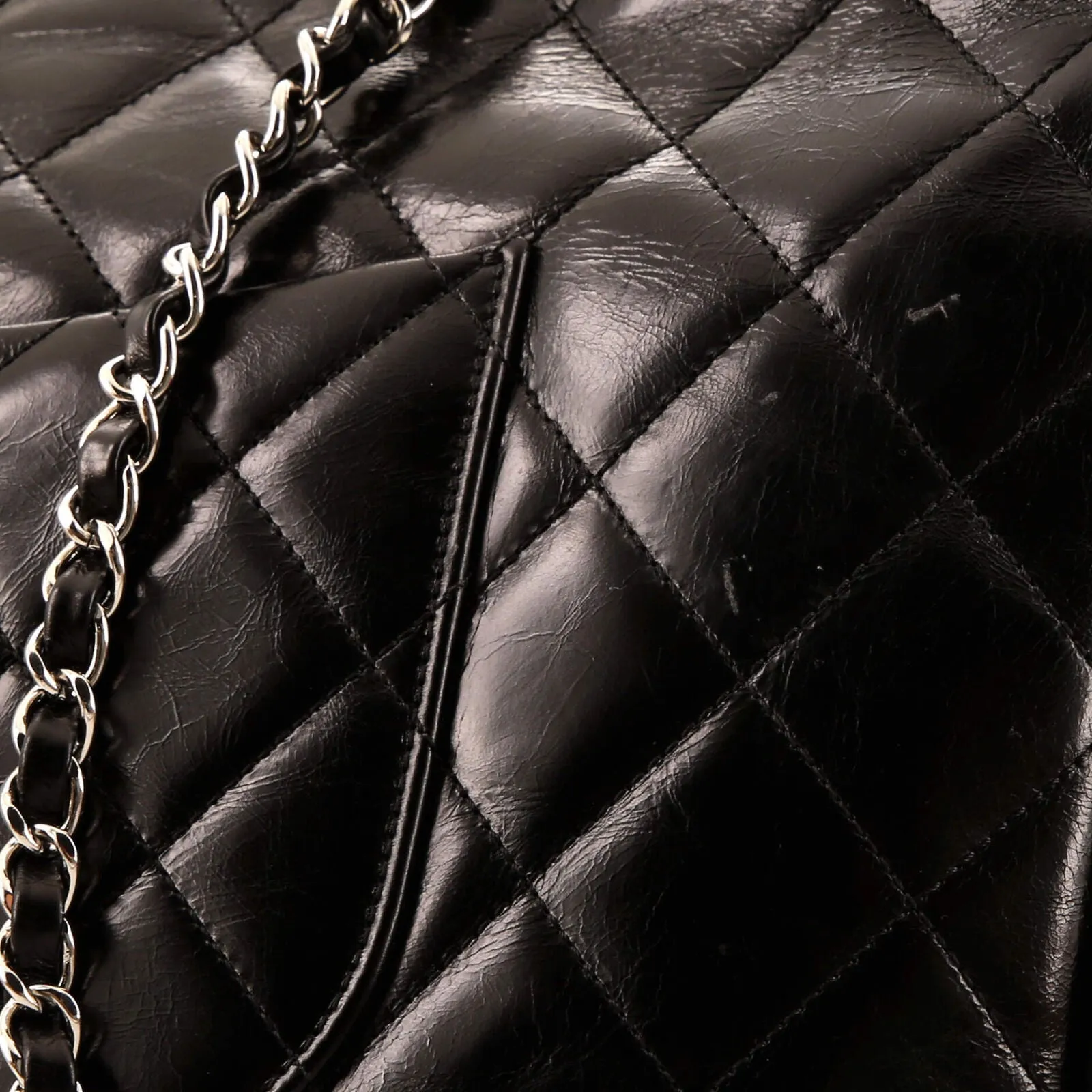 Chanel Cc Delivery Tote Quilted Glazed