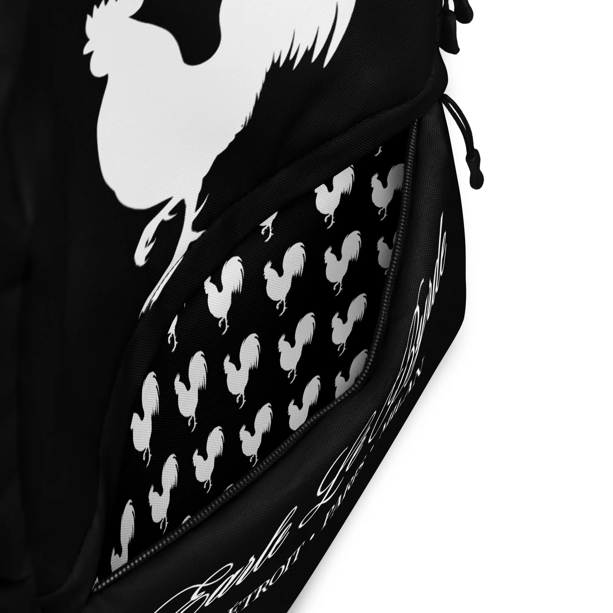 EARLE LE' BYRDE "Signature" Rooster Logo Versatile Backpack