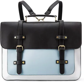ECOSUSI Laptop Bag for Women Vegan Leather Messenger Bag Fashion Briefcase Backpack 15.6 inch Computer Satchel Bag