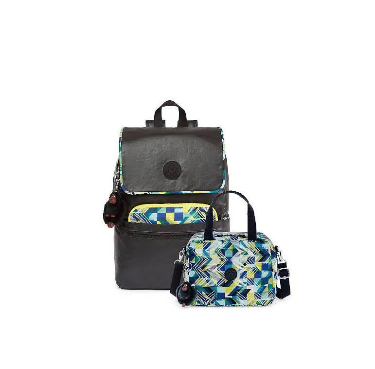 Kipling Aliz Metallic Laptop Backpack And Removable Tablet Case