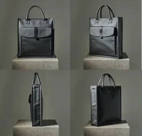 Korean fashion bag Brand (Saturday Eleven) 11 Signature Style Tote Bag Commuter Business Bag for Men and Women with Pockets Water-Repellent Lightweight Unisex