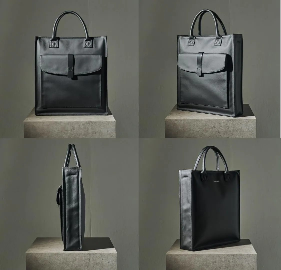 Korean fashion bag Brand (Saturday Eleven) 11 Signature Style Tote Bag Commuter Business Bag for Men and Women with Pockets Water-Repellent Lightweight Unisex