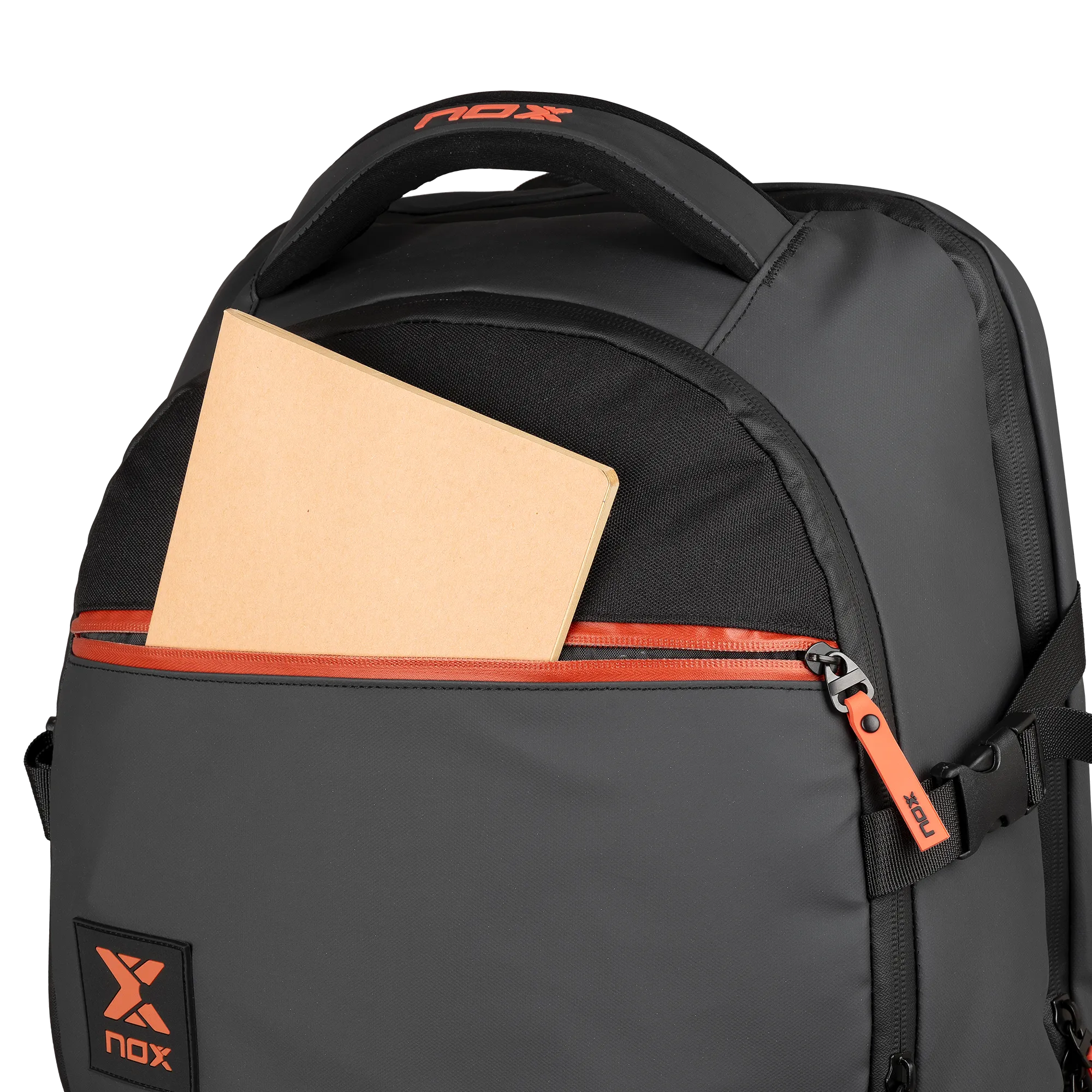 Nox Luxury Open Series Backpack Black Red