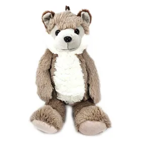 Plush Wolf Mini Backpack