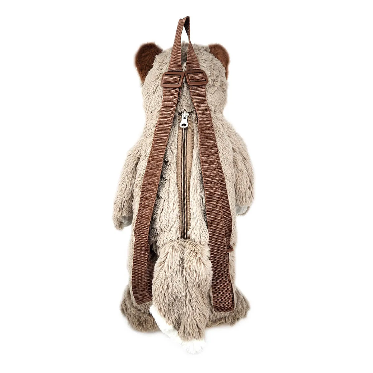 Plush Wolf Mini Backpack