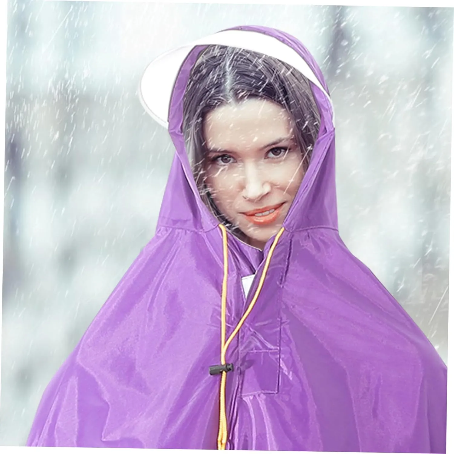 Scooter Cover Windbreaker Raincoat Compact Rain Jacket Women Moped Poncho Hooded Jackets for Women