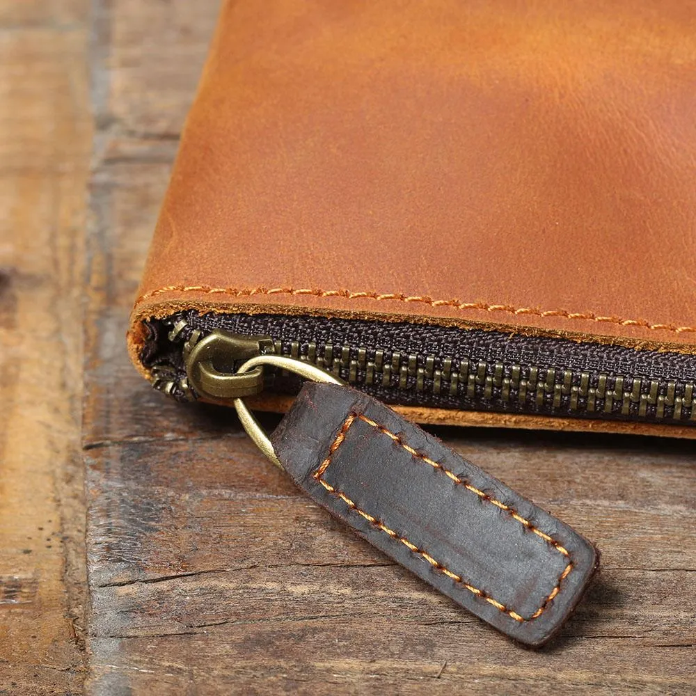 Simple Leather Laptop Handbag