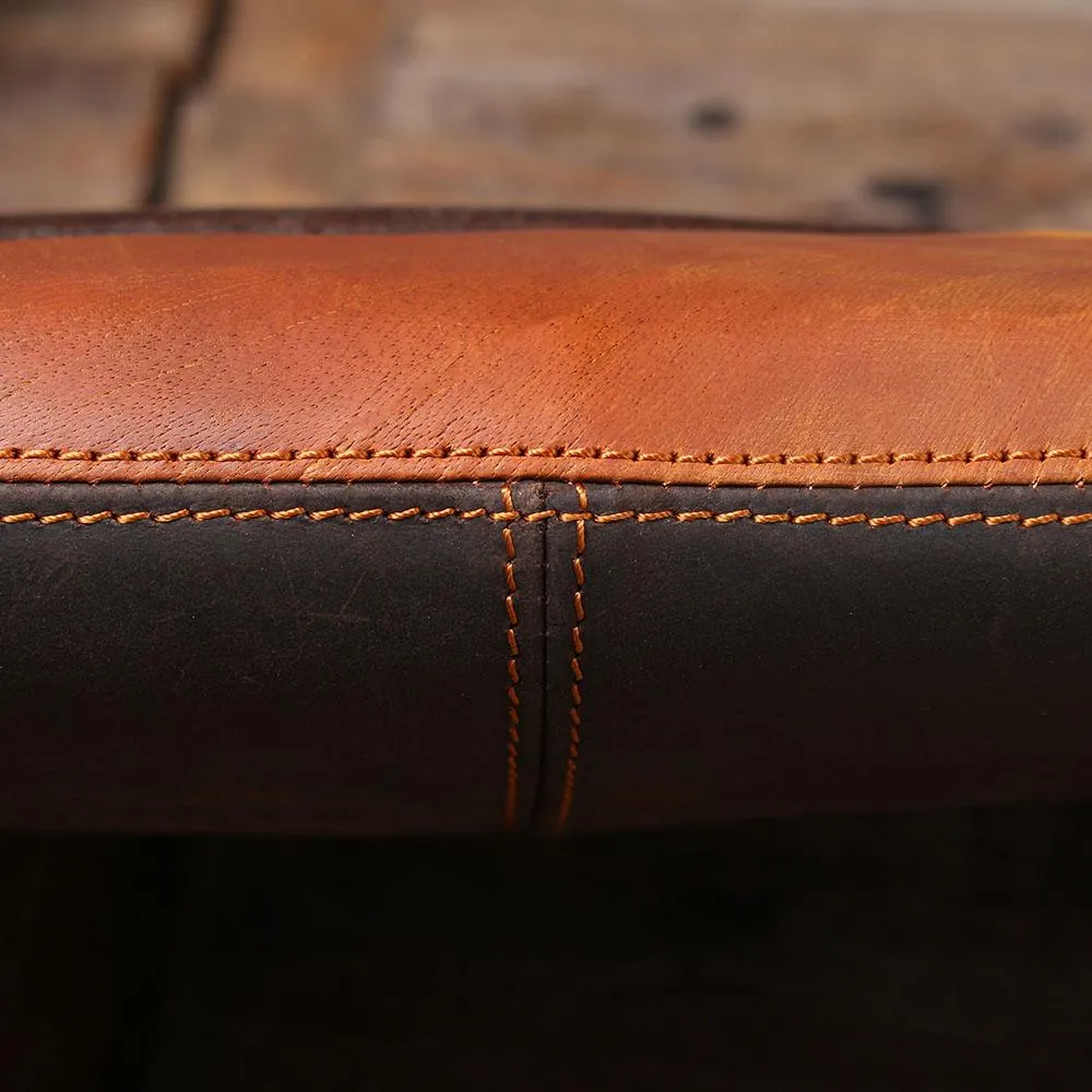 Simple Leather Laptop Handbag