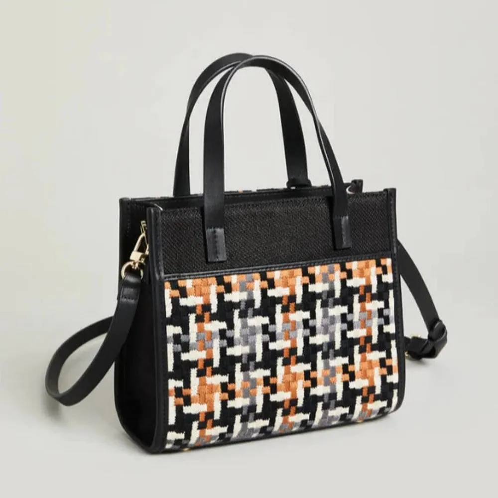 Spartina Dune Satchel Crossbody- Harbor River Plaid
