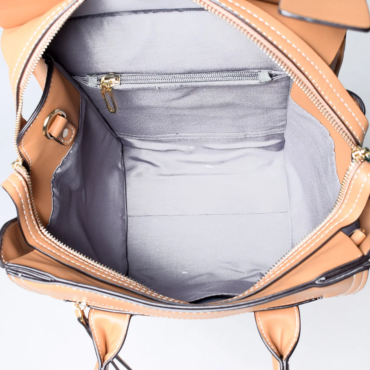 Tan Handbag - AB-H-7607