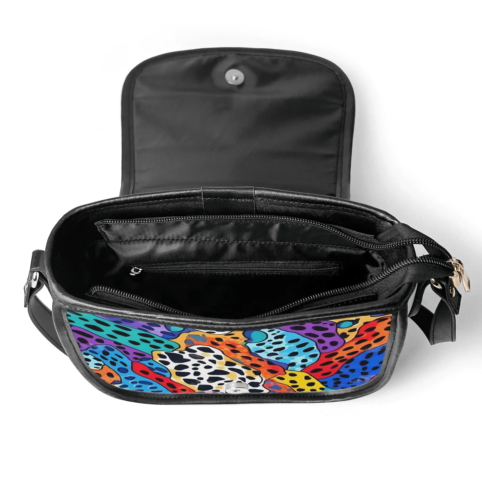 The Pock-It Saddle Handbag - Wild Cheetah