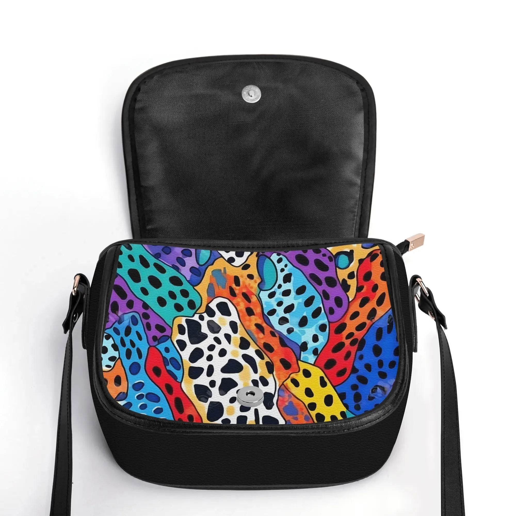 The Pock-It Saddle Handbag - Wild Cheetah