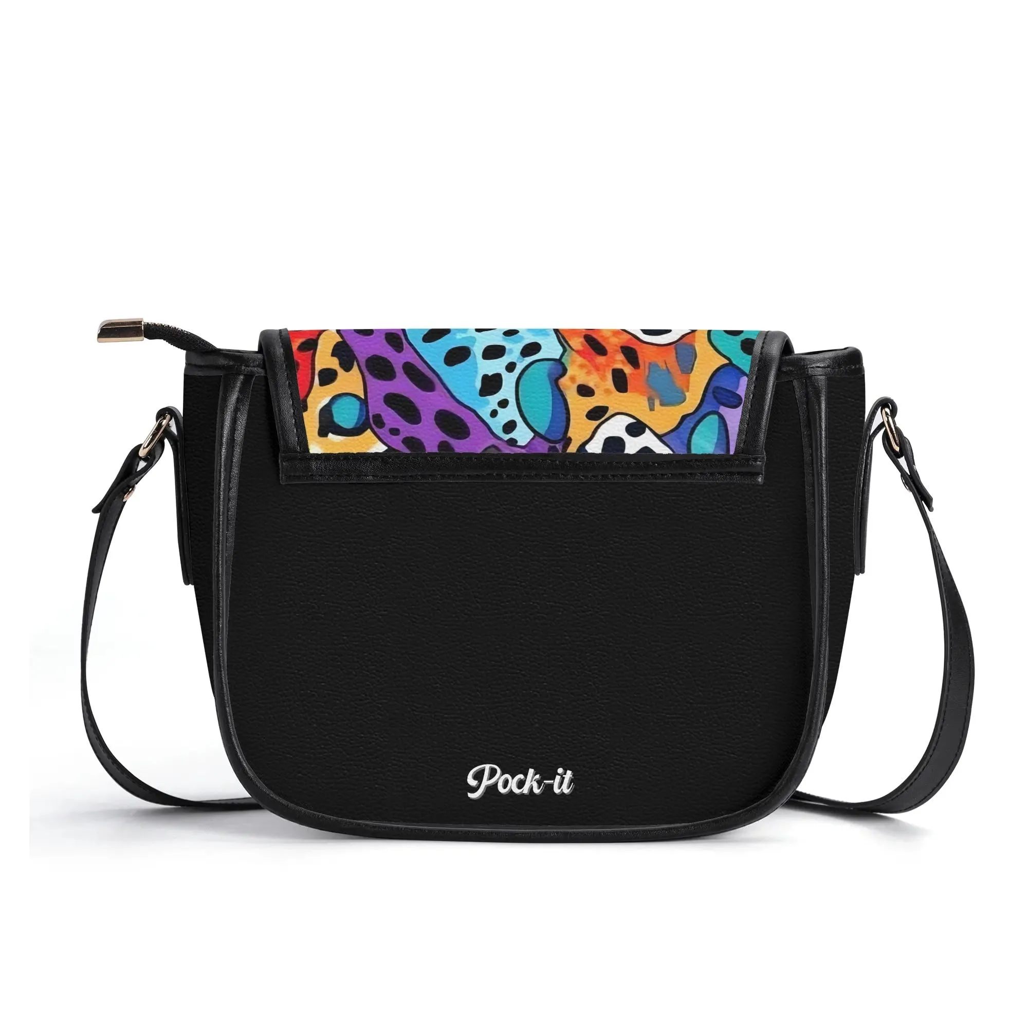 The Pock-It Saddle Handbag - Wild Cheetah