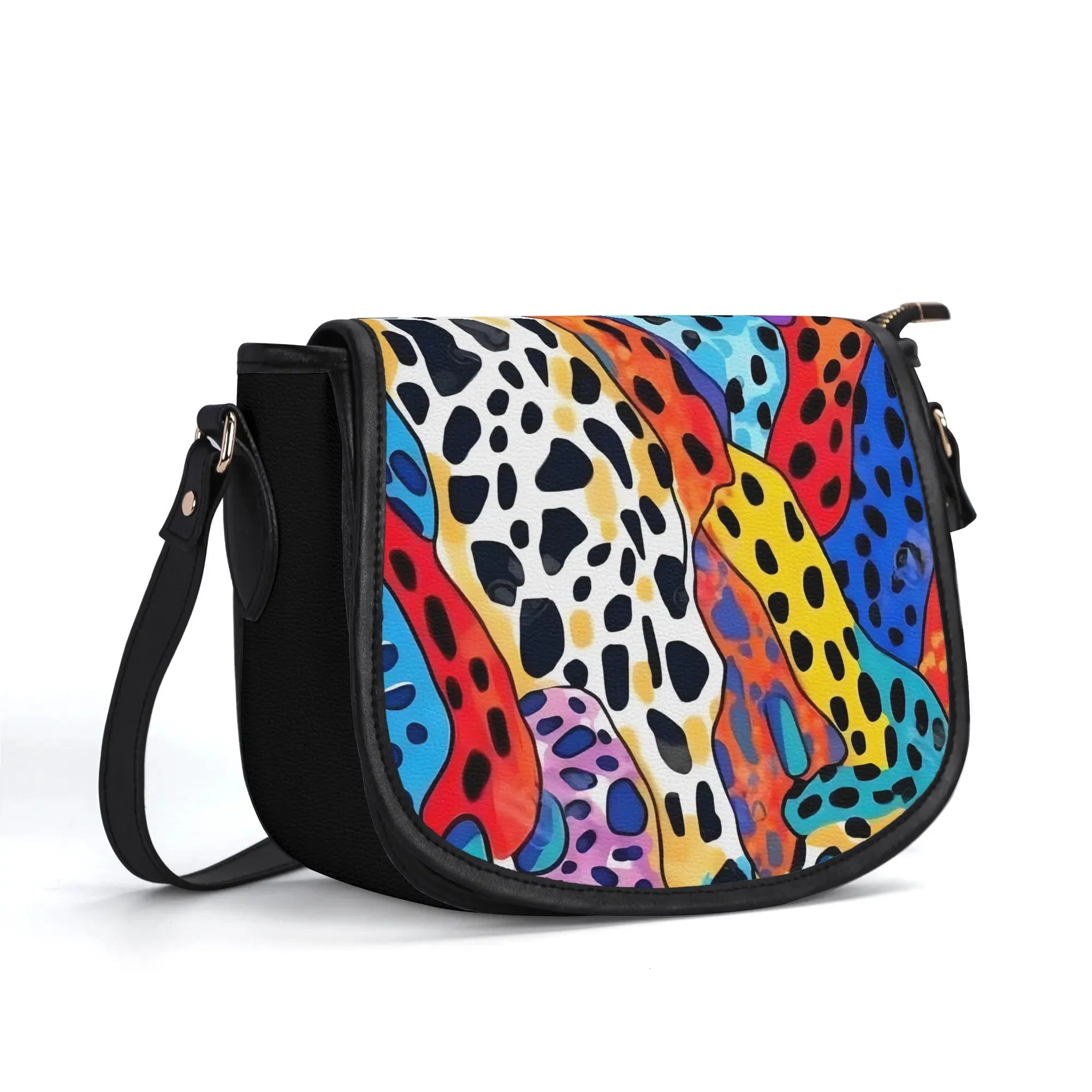 The Pock-It Saddle Handbag - Wild Cheetah