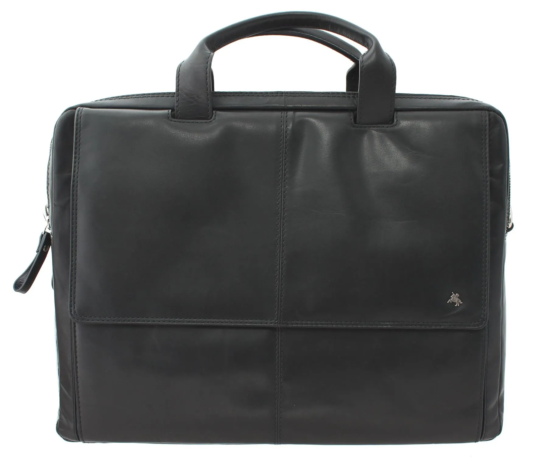 Visconti ANDERSON Leather Briefcase/Business Bag With Removable Laptop Sleeve - ML24