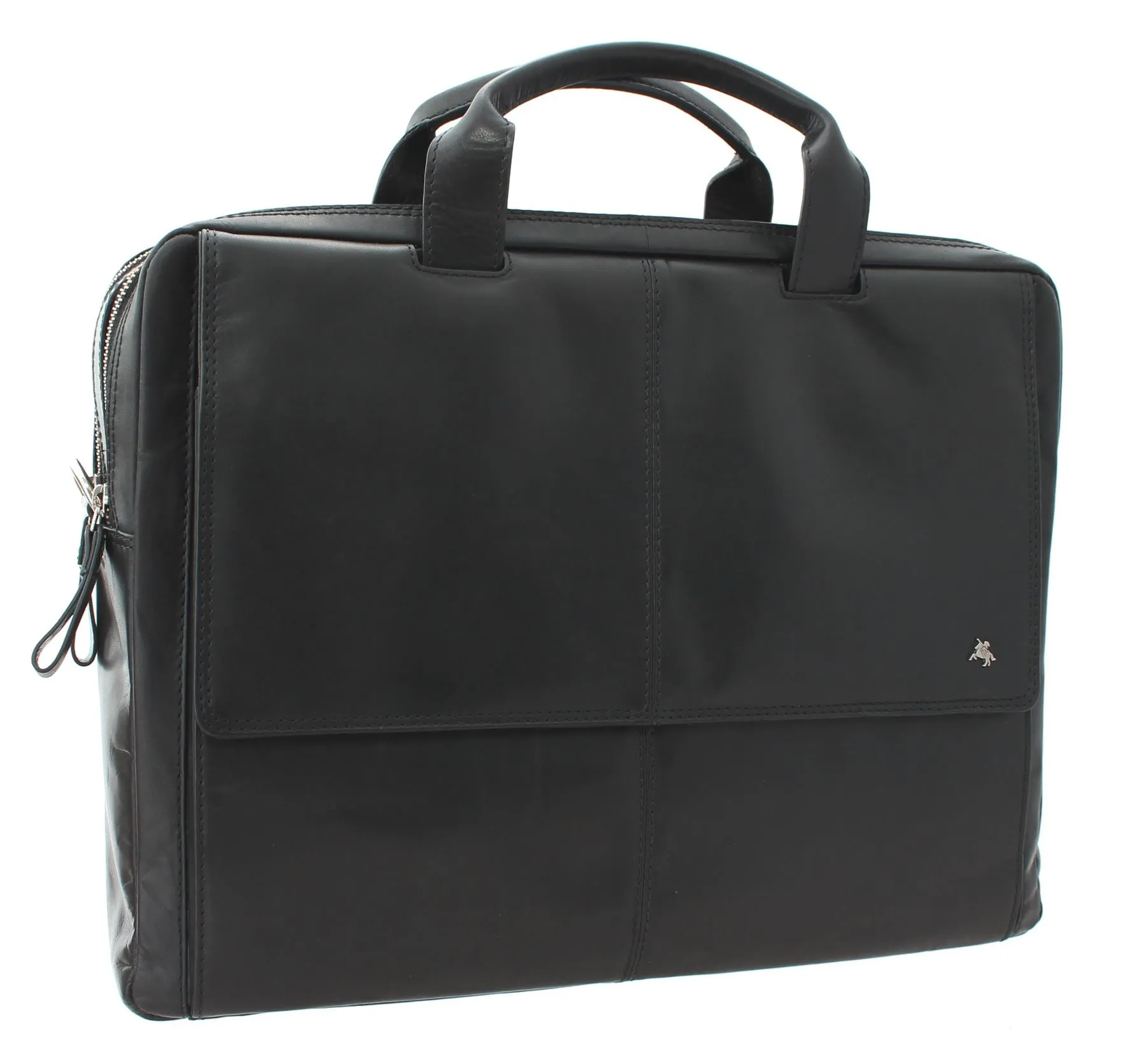 Visconti ANDERSON Leather Briefcase/Business Bag With Removable Laptop Sleeve - ML24