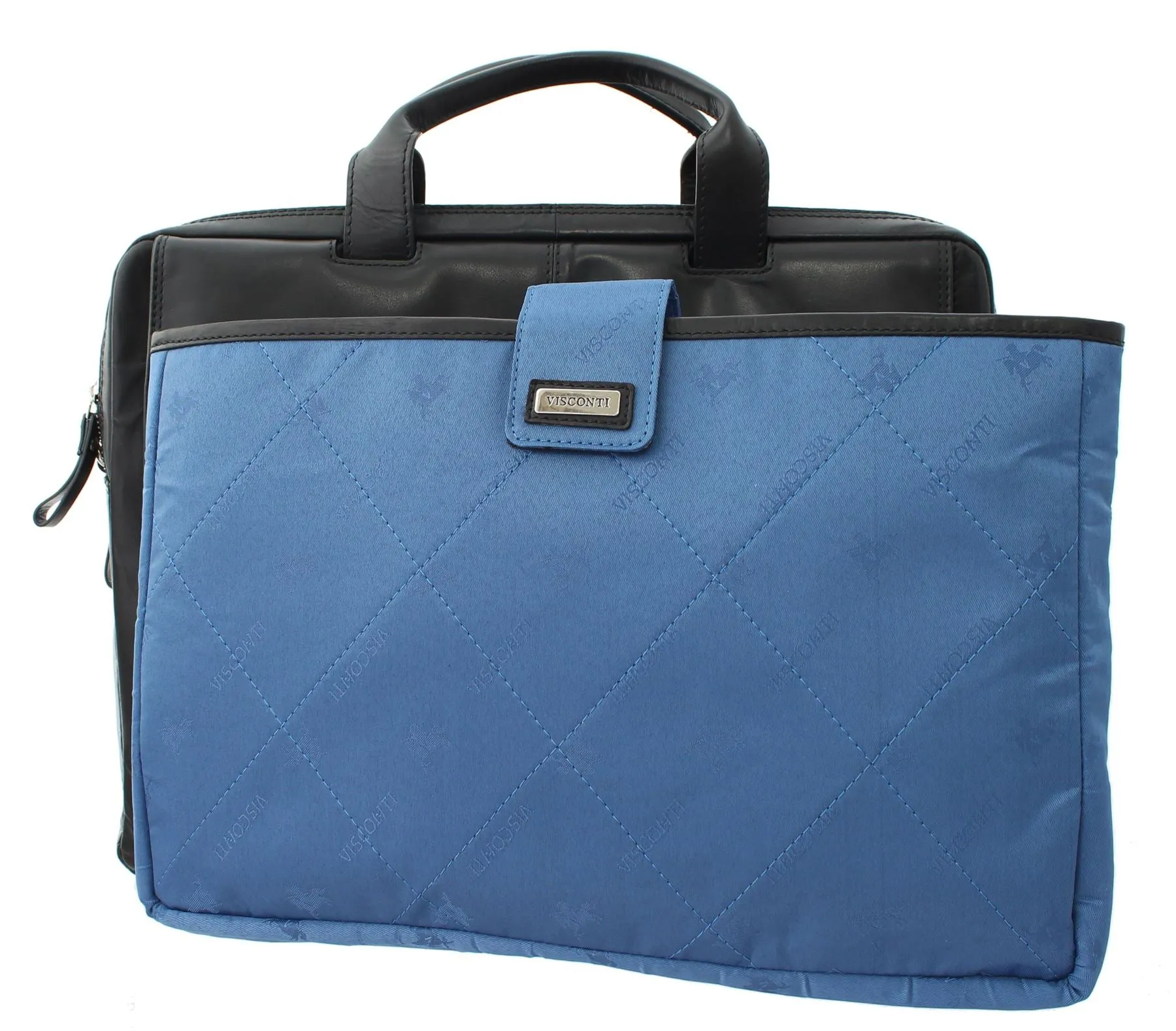 Visconti ANDERSON Leather Briefcase/Business Bag With Removable Laptop Sleeve - ML24