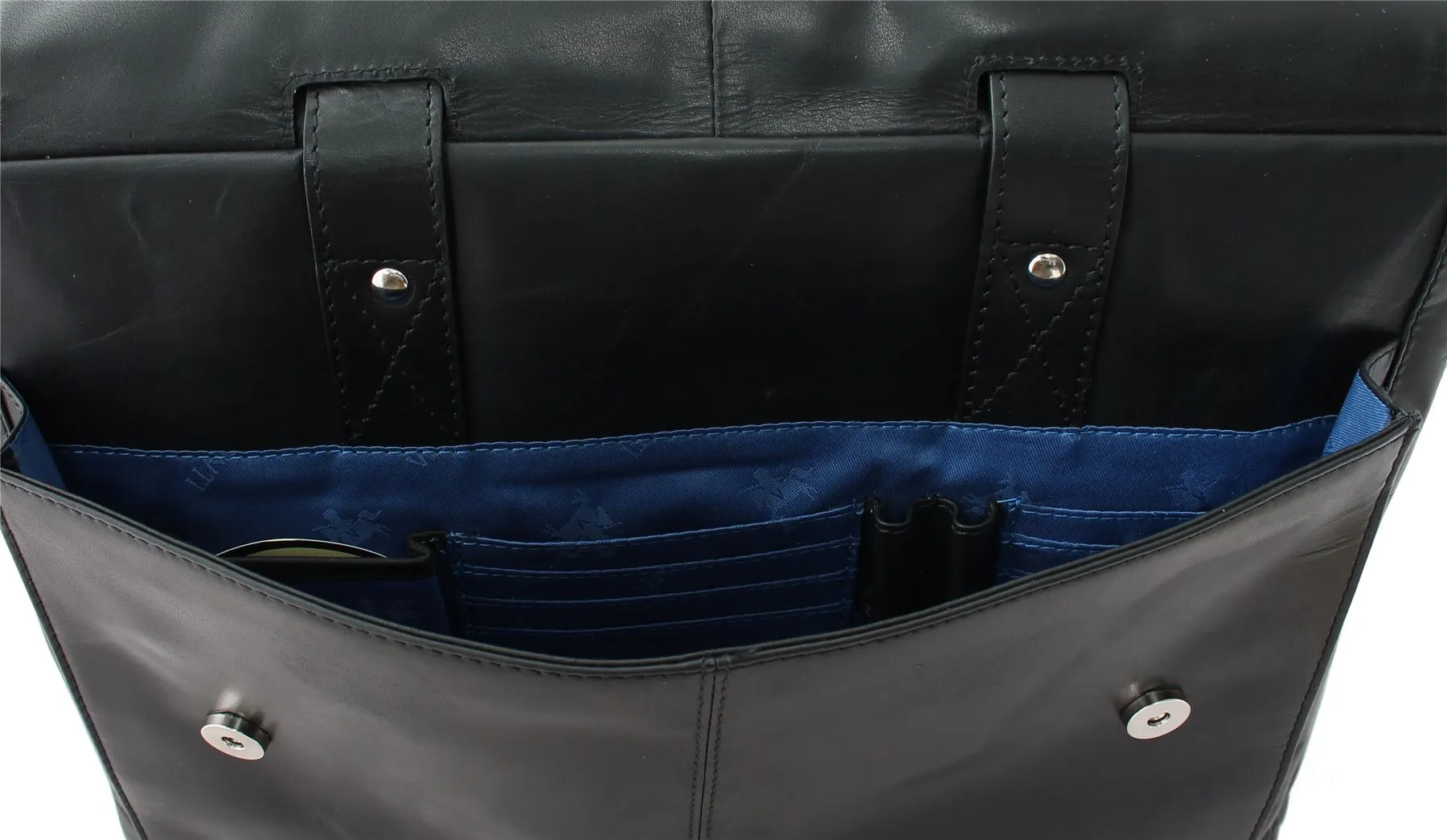 Visconti ANDERSON Leather Briefcase/Business Bag With Removable Laptop Sleeve - ML24